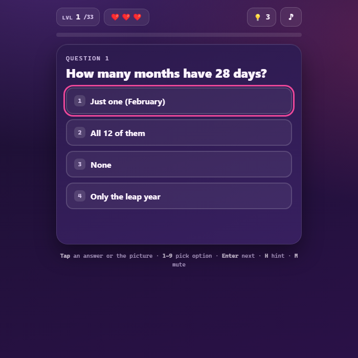 Brain Quiz