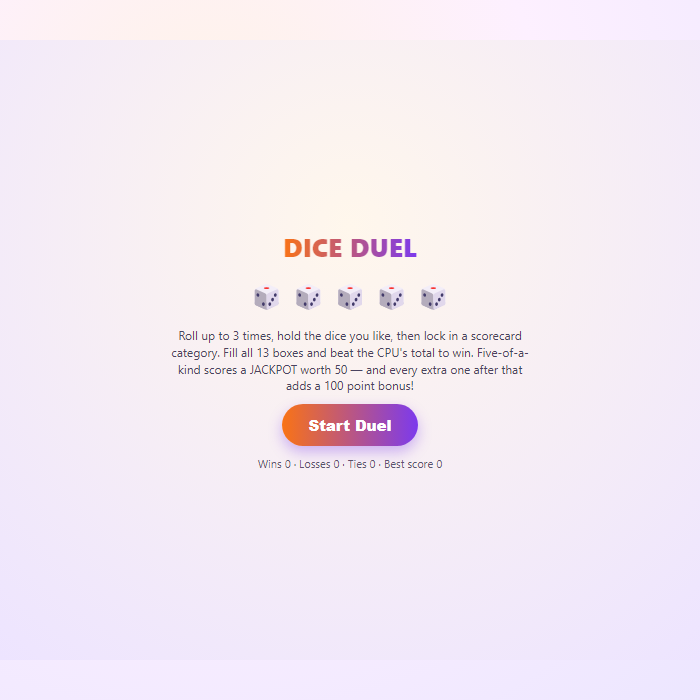 Dice Duel