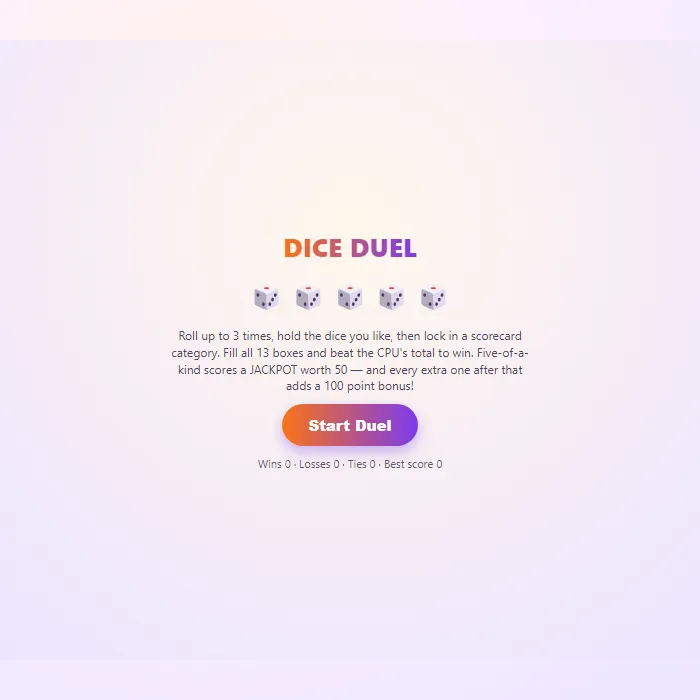 Dice Duel
