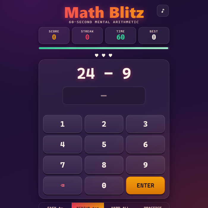 Math Blitz