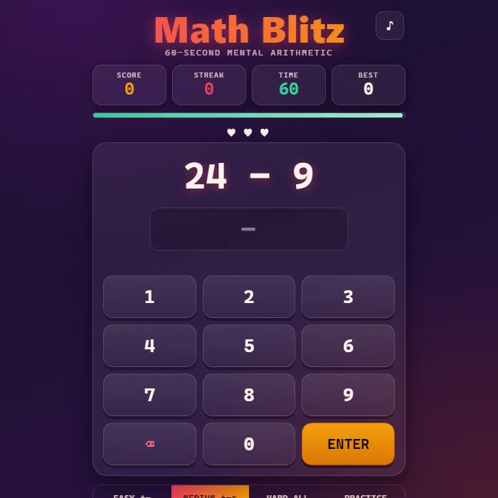 Math Blitz
