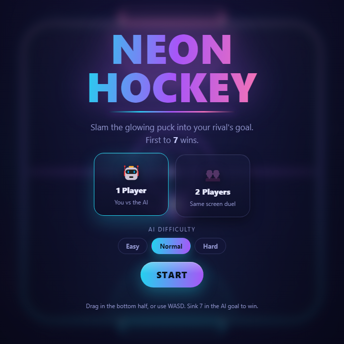 Neon Hockey