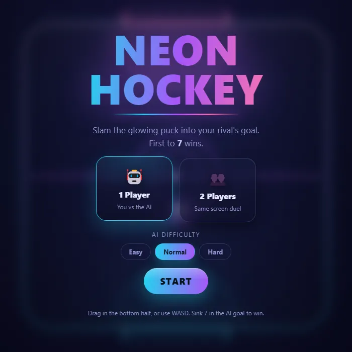 Neon Hockey