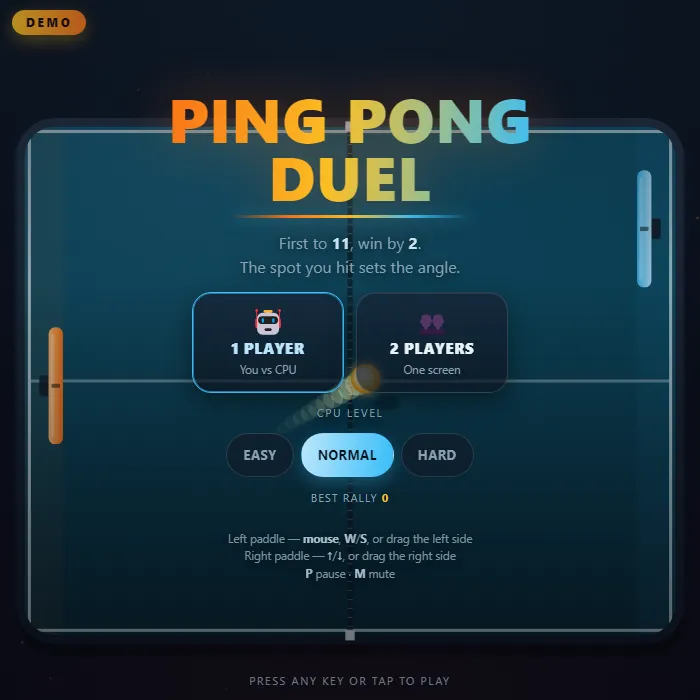 Ping Pong Duel