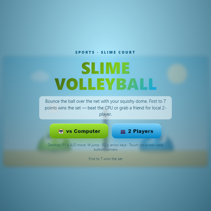 Slime Volleyball