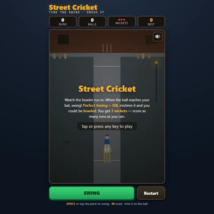 Street Cricket